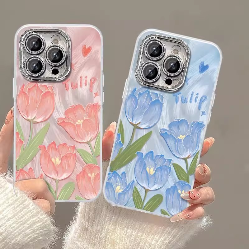 チューリップはiphone16 pro携帯ケース15promaxリンゴ14羽糸ケース13女12クロスボーダー11|undefined