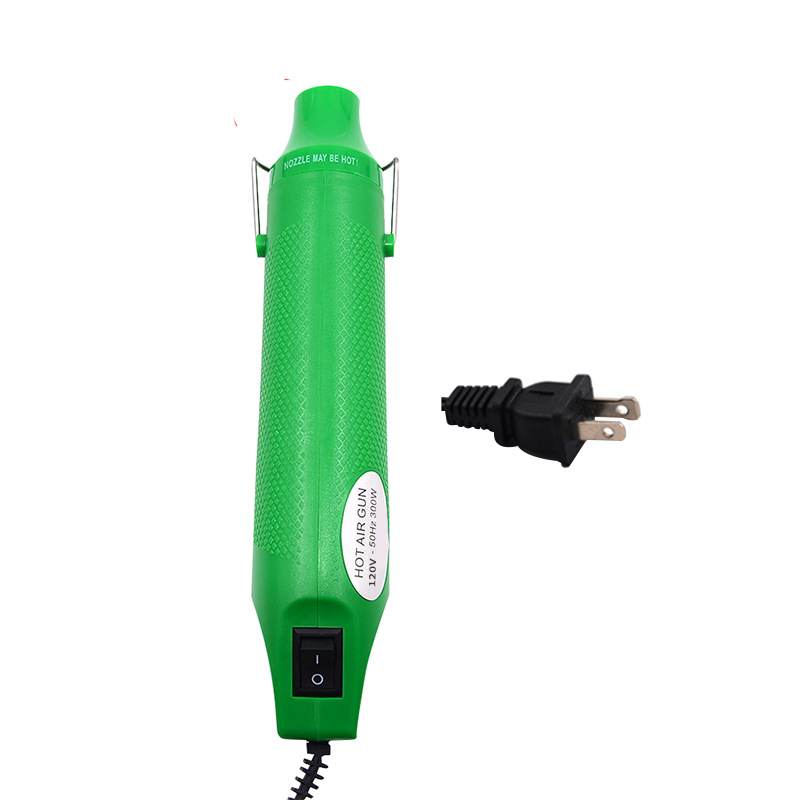 Pistola de aire caliente 220V estándar nacional 110V estándar americano 300W cerámica suave Tubo termorretráctil película calor encogible herramienta de calefacción pistola caliente