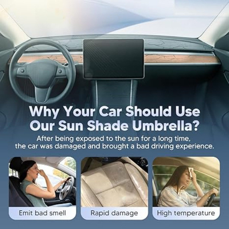 Summer Car Sunshade Pull-Tab Convenient Car-Mounted Front Sunshade Sun Protection and Heat Insulation Car Sunshade Curtain Wholesale