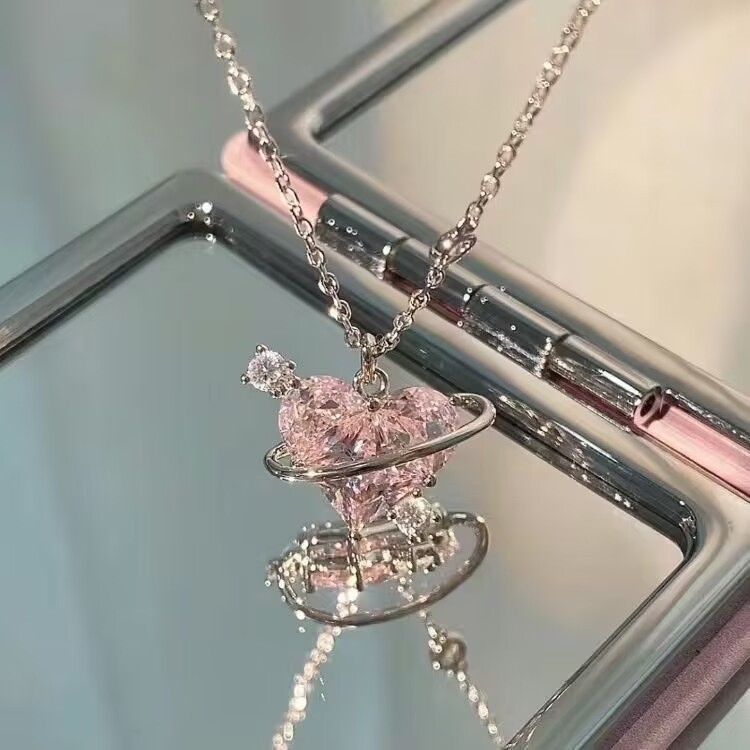 M302 [King Pink Diamond Love Necklace]