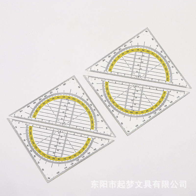 多機能高精度三角定規セット絵定規建築工程測定設計教育教師用測定器付き|undefined