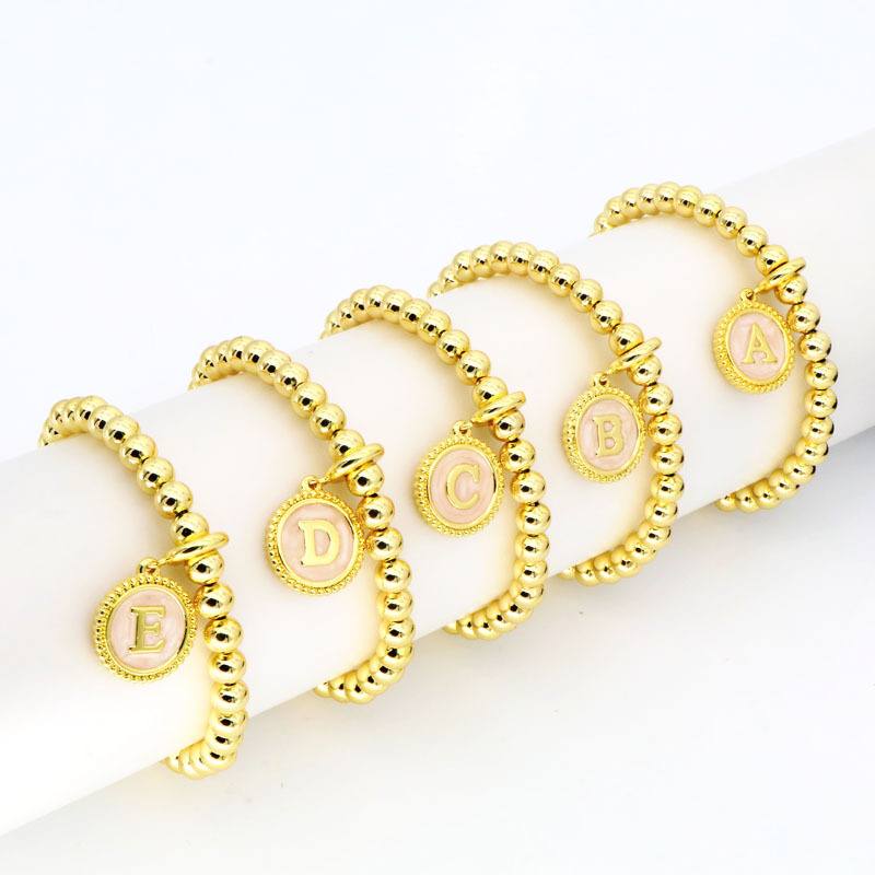 16g Weight Copper Pendant Material Bracelets Classification Copper Chain Material 1 Piece Quantity Daily Occasion Copper Material Letter Pattern Women's Gender Simple Style Style Copper Letter Bracelets 1