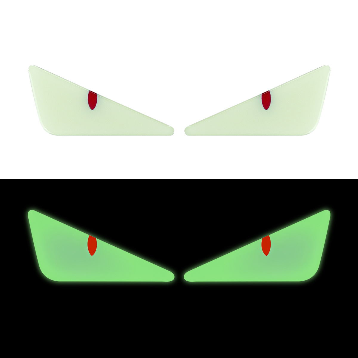 악마의 눈 오토바이 라이트 스티커 레드(쌍)