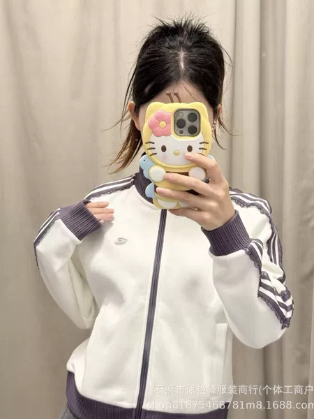 High-end version 26 autumn new vintage three-stripe waffle jacket for men and women, same style for couples, 2 colors 2334