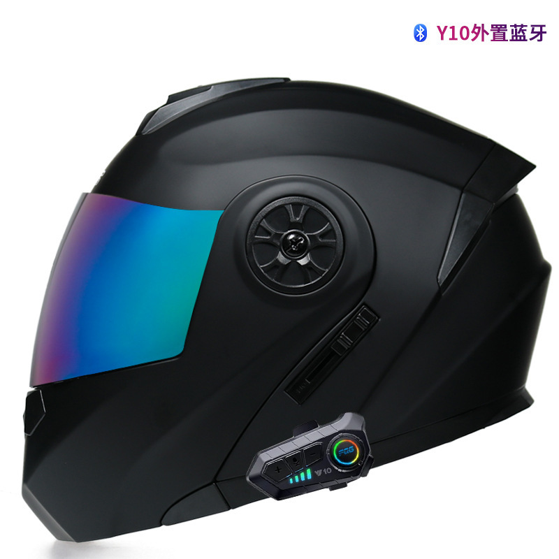 컬러 미러 Y10 외부 블루투스와 벙어리 블랙