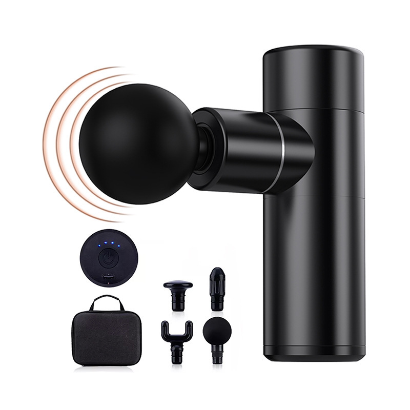 Shenzhen factory direct aluminum alloy mini fascia gun portable massager fascia gun vibration muscle fascia grab