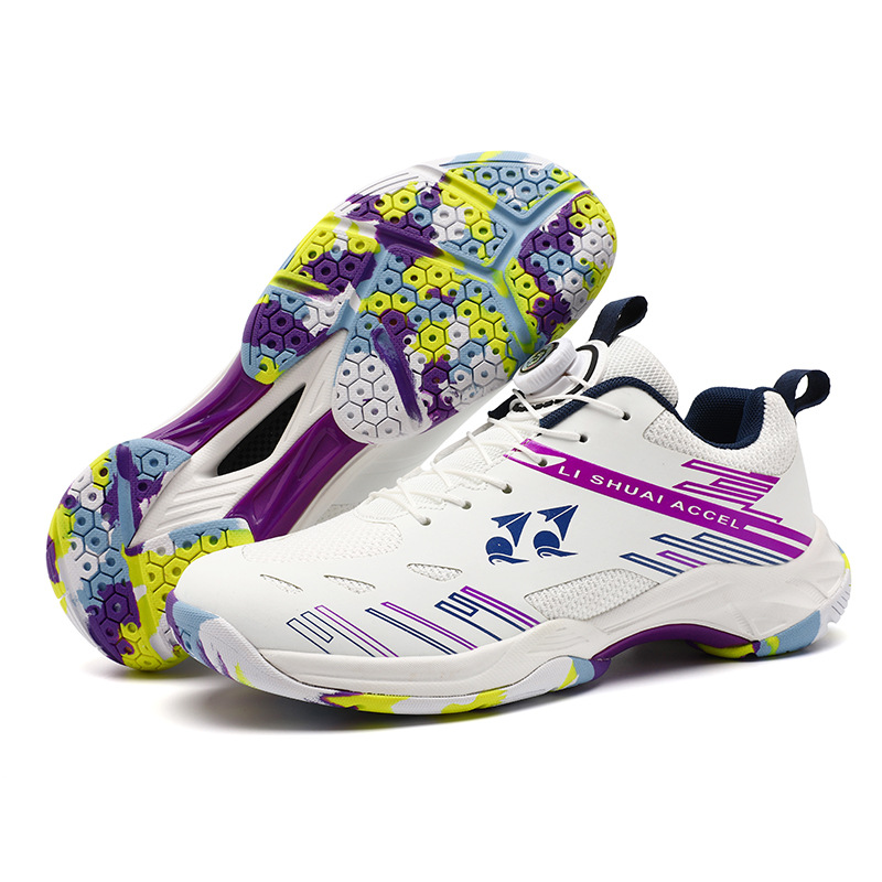 Fuente transfronteriza zapatos deportivos de bádminton zapatos de entrenamiento de tenis de mesa transpirables zapatos de tenis cómodos ligeros al por mayor