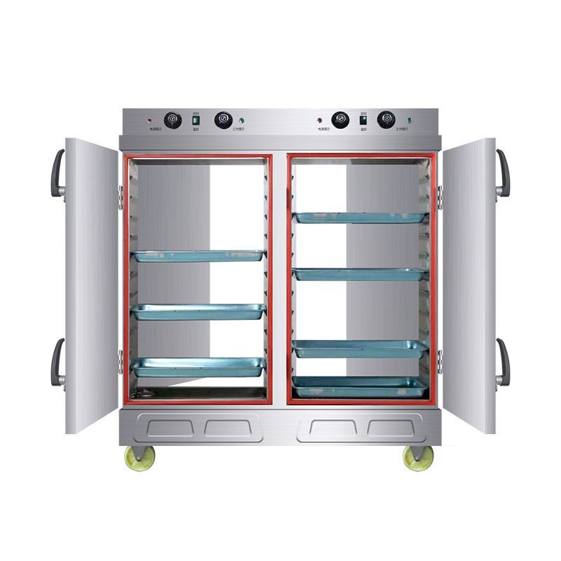 Granja de arroz al vapor puerta abierta entrega de comidas granja de desinfección de cerdos doble puerta de alta temperatura vapor grande vapor comercial