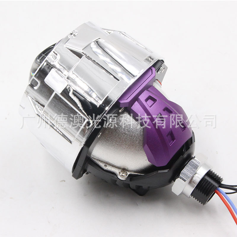 Transfronterizos exclusivos para automóviles de un solo faro de luz directa LED de doble luz de lente de luz burbuja láser superbrillante no destructiva renovación de lámparas LED