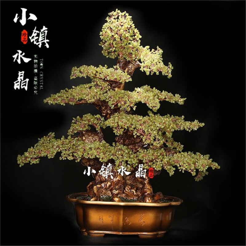 Natural Peridot Extra Large Money Tree Home New Chinese Style Decoration Ornaments Wedding Opening Housewarming Office Gifts Natural Peridot Extra Large Money Tree Home New Chinese Style Decoration Ornaments Wedding Opening Housewarming Office Gifts