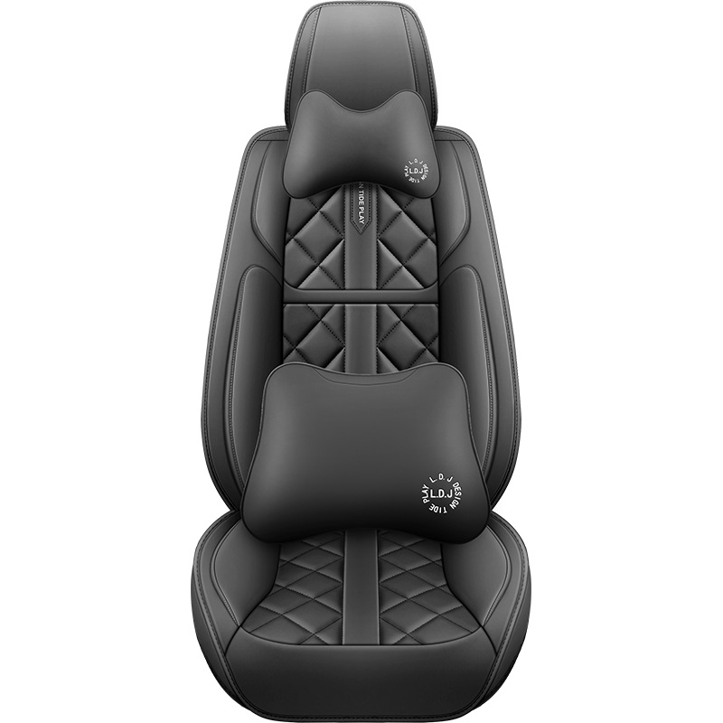 2025 New Amazon All-Inclusive Full Leather Four-Season Universal Car Seat Cushion Cross-Border Hot Model Foreign Trade Wholesale