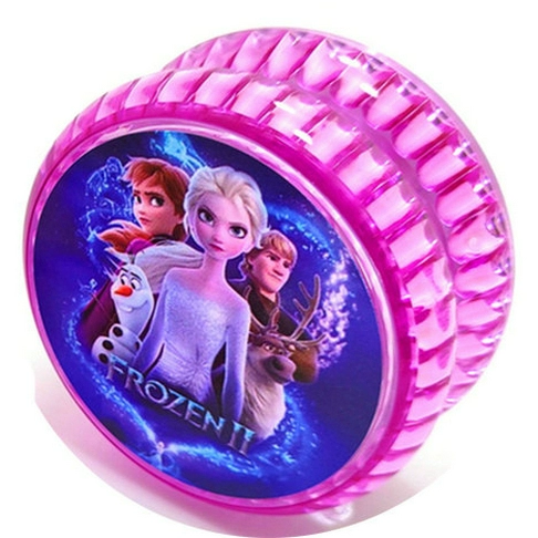 6BVQ вращающийся двойной светильник-йо-ледяной снег Belle йо-йо Kulomi игрушка детский подарок лед фиолетовый