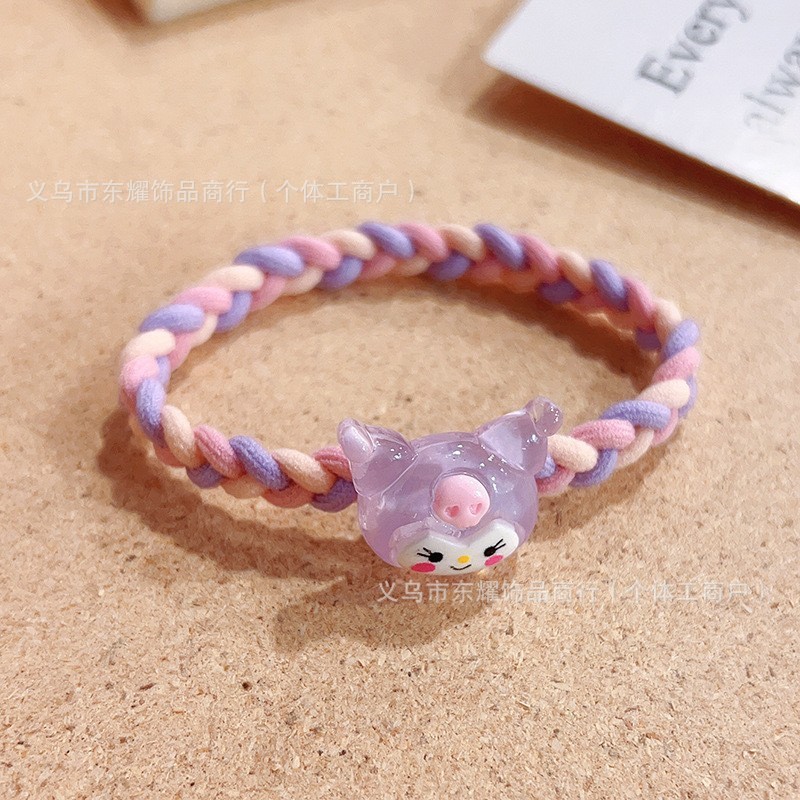 보라색 쿠로미-머리끈