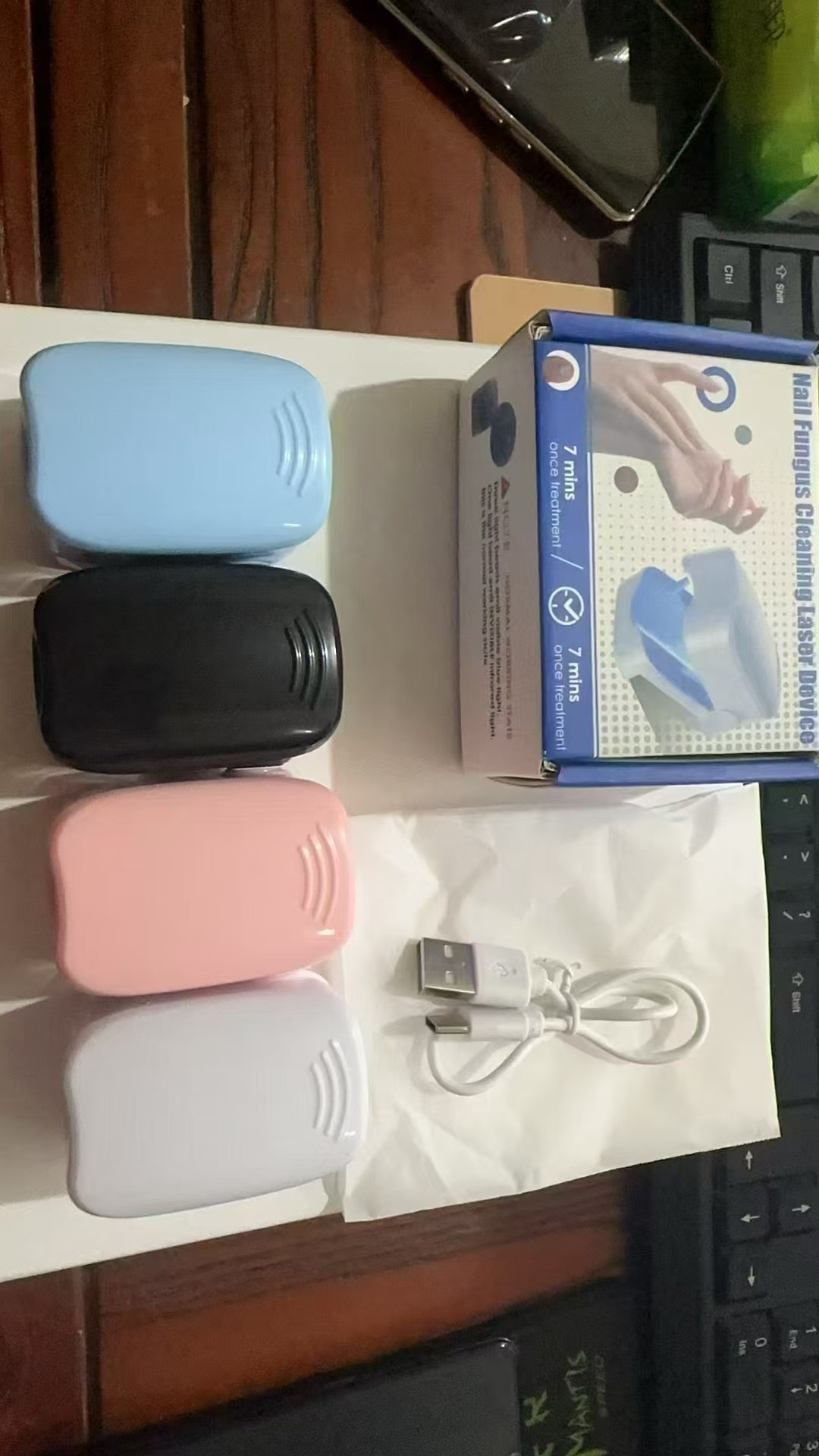 Mantar Temizleme Çabuk kuruyan Fototerapi Lambası Tırnak Mantarı Yardımcı Bakım Ekipmanları Tırnak Makinesi UV Tırnak Lambası Lazer Lambası