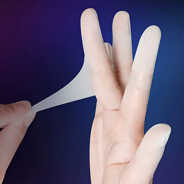 Disposable Rubber Finger Cots for Tattoo Finger Protection, Incision Finger Cots for Injury Protection, Micro-Needle Transparent Incision