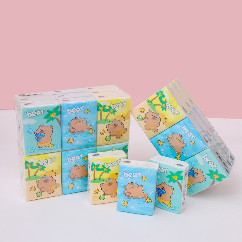 手帕纸巾卡通图案便携式小包纸巾手帕纸巾学生专用口袋纸巾napkin|undefined