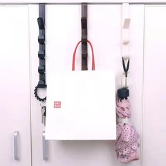 Door Hook No Hole Wall Hanger Clothes Rack Door Hanger Wall Hook Strong No Trace Clothes Hat Clothes Hook 