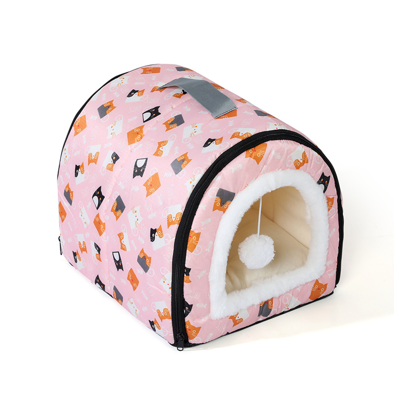 Perrera Four Seasons Universal Desmontable Lavable Verano Al aire libre Impermeable Invierno Cálido Villa Casa para perros Colchón para gatos Colchón para perros
