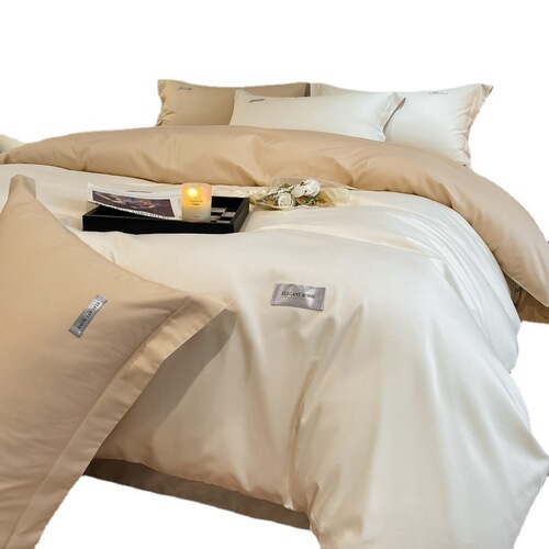 60-count Xinjiang long-staple cotton four-piece set 100-count pure cotton sheets and duvet covers, high-end bed sheets, bedding