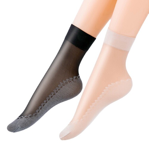 Cotton sole sheer socks with breathable and anti-slip design, women's summer short socks, thin cotton sole socks, light summer socks, durable steel wire socks