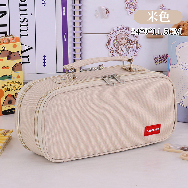 9 capas de retiro manual de gran capacidad - albaricoque con queso (bolsa de bolígrafo)