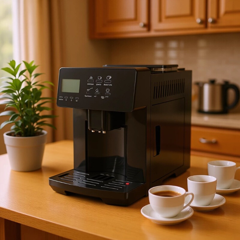 Smart Touch Screen One-Touch Fully Automatic Coffee Machine 19Bar with Grinding Fully Automatic Espresso Coffee Machine Customiz