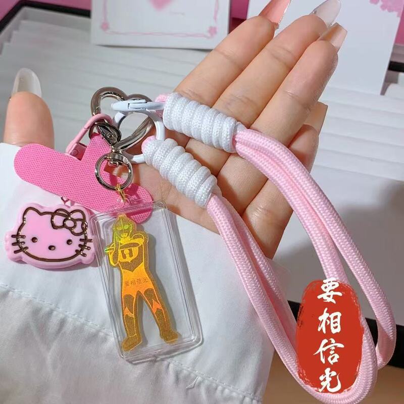純金 999kt 猫ストラップキーホルダーかわいい漫画バッグペンダントハイエンド携帯電話リストバンド車のストラップチェーン|undefined