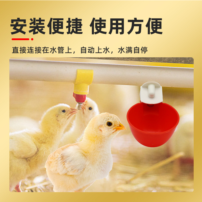Pollo bebedero nuevo tipo pollo alimentador automático de agua aves de corral tres vías bebedero pollo agua potable equipo de cría de pollo