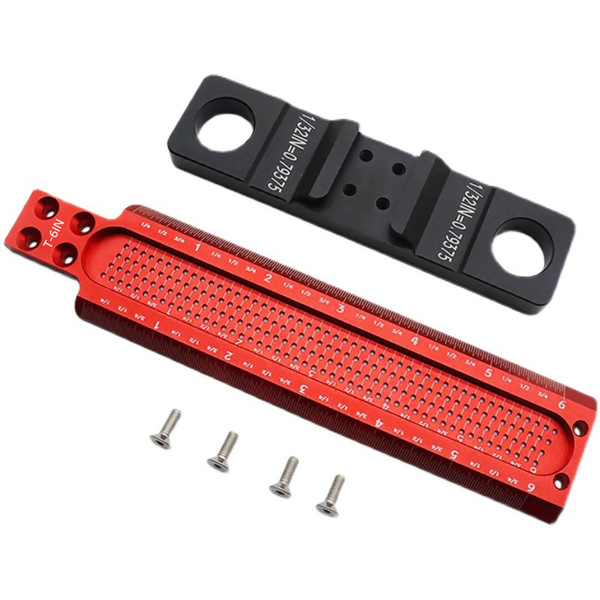 6/12 inch woodworking hole marking ruler parallel/vertical marking…