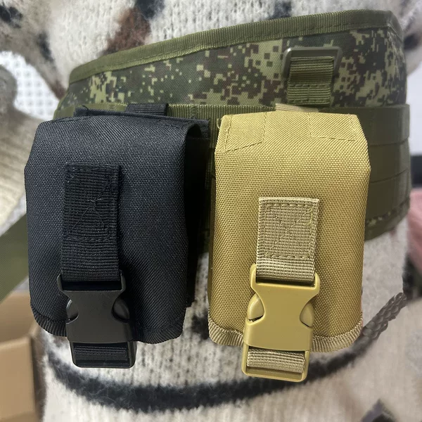 Outdoor Tactical Molle Grenade Accessory Bag, Multi-Functional Accessory Bag, Vest Belt Tactical Hanging Bag, Single Bag