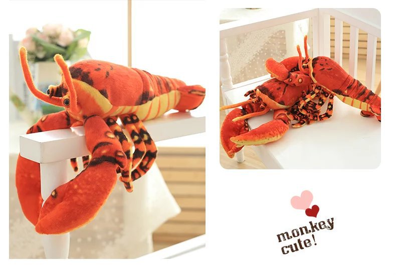 Lobster Plush Toy Doll Soft Pillow gift 110CM Big Giant Large Stuffed Animal *