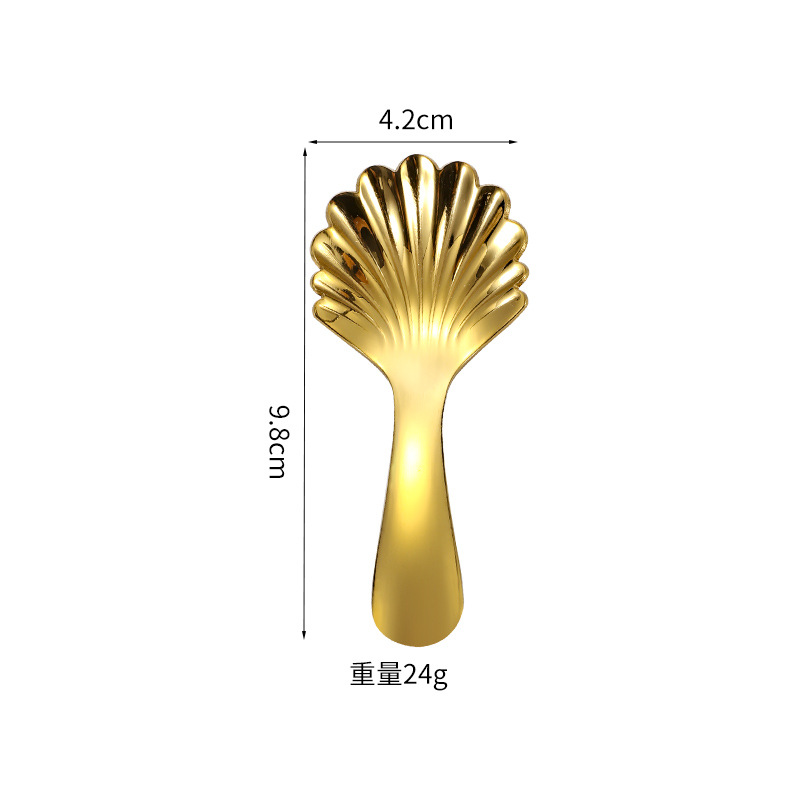 Cuchara de Concha Dorada