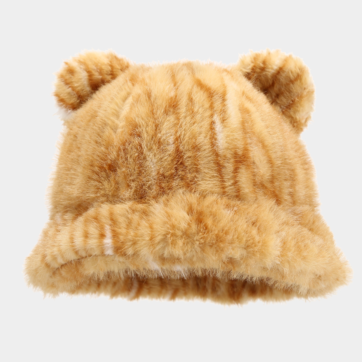 Coreano lindo oso orejas de peluche sombrero bufandas de dos piezas de invierno caliente a prueba de frío leopardo conjunto de buñuelo cruzado