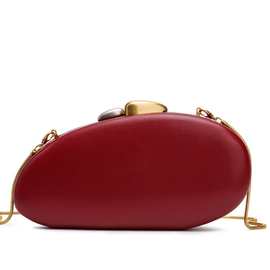 单肩包洋气斜挎女包时尚蝴蝶结小圆包2025新款包包女夏季个性链条