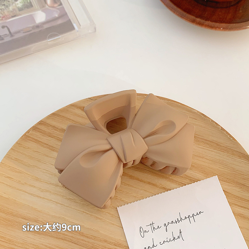 Horquilla de temperamento elegante francés, pinza de tiburón de acrílico para mujer, pinza de agarre grande, accesorios para el cabello, horquilla de sensación de alta calidad al por mayor