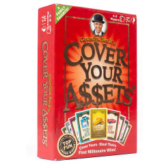 英文桌遊戲Cover Your Assets姥爺牌家庭聚會卡牌