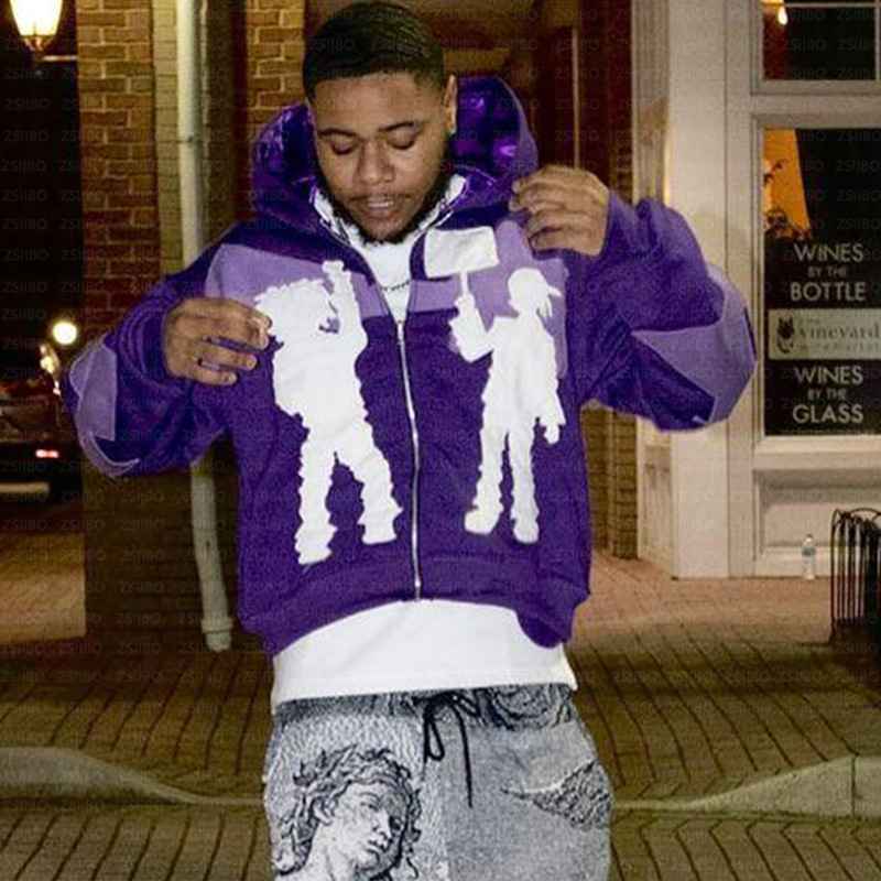 Fashionable hoody hip-hop style