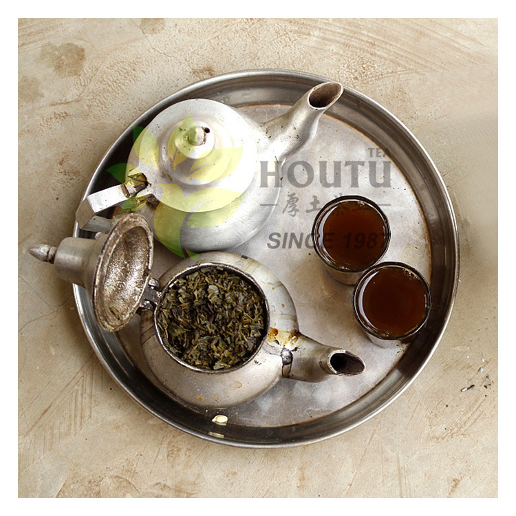 Exported to Morocco Chinese Green Tea Gunpowder 3505 Large Packaging