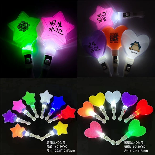 Короткая блестка палка любви палка пятиконечная звезда палка короткая светящая палка игрушка концерт светящийся палочка можно рекламировать оптом