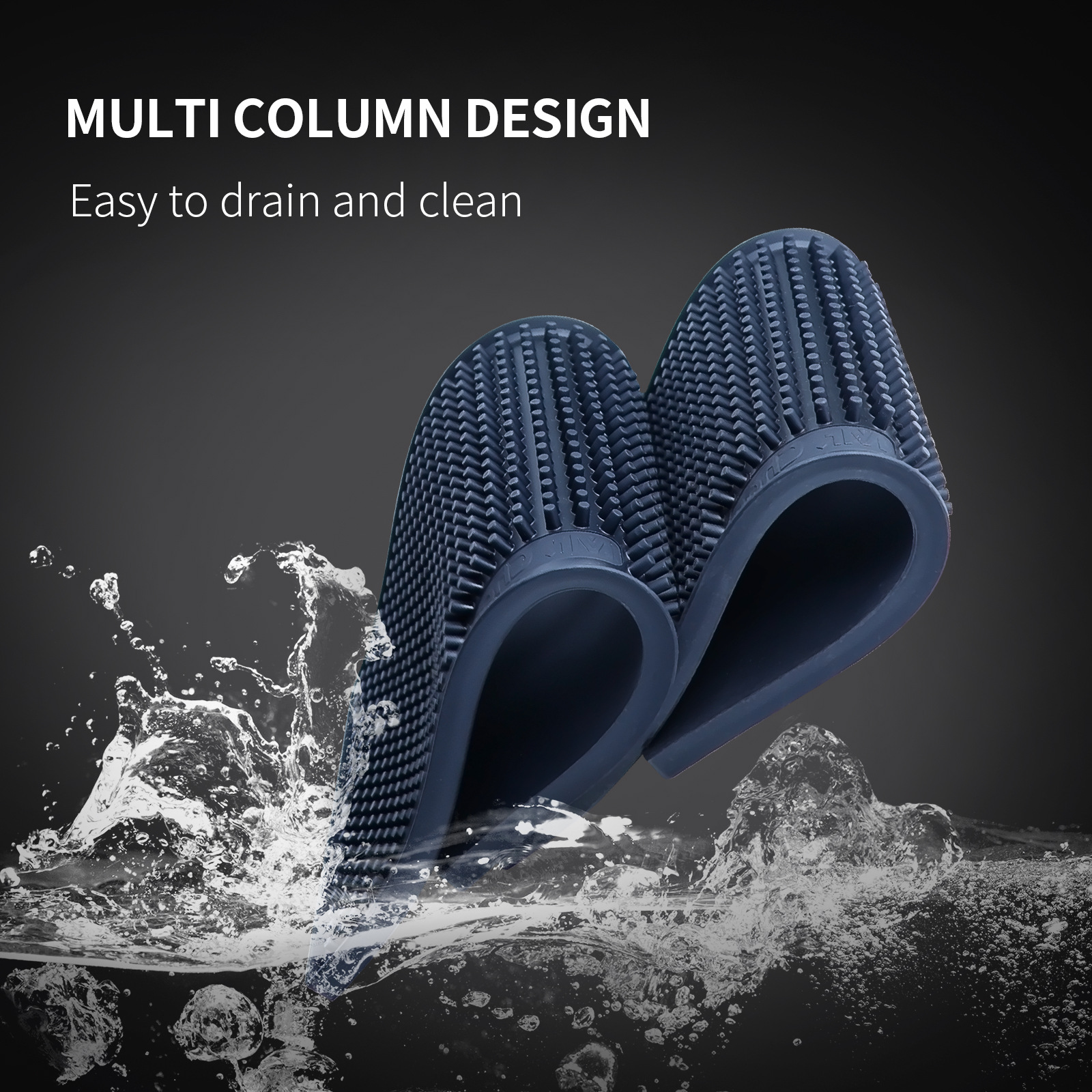 Mr. Zhou 주방 용품 비 슬립 바 매트 주방 테이블 배수 매트 환경 친화적 인 소프트 실리콘 매트 코스터