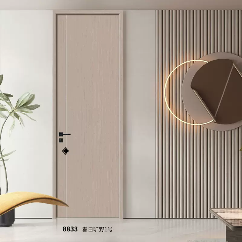 浙江江山尚雅实木复合多层板全木门零度无漆门室内平开房门特价