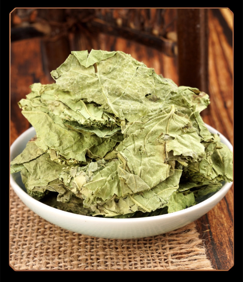 Cotton Rose Leaf Fu Rong Ye 芙蓉叶 Dried Hibiscus Mutabilis Leaves Traditional Herbal Tea and Decoction Herb 500g in use