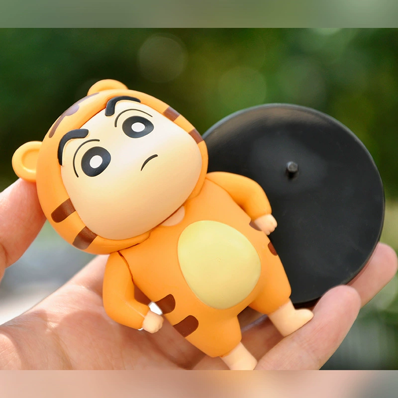 Crayons with animals, cute minifigure, doll, decorations, tiger