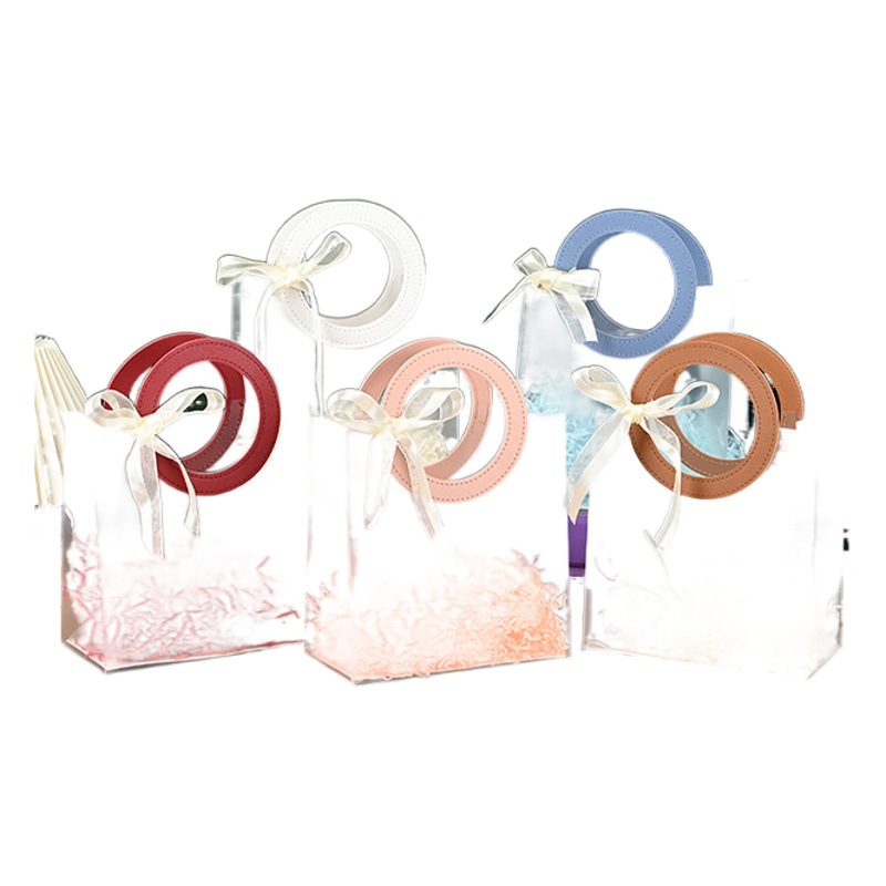 Bolsa regalo plástico transparente Navidad cumpleaños boda