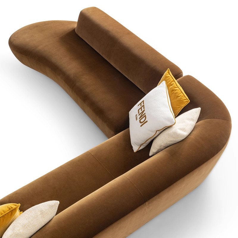 Hotel nórdico de lujo moderno diseñador de estilo múltiple italiano nórdico minimalista sofá de fila recta sofá de área de villa