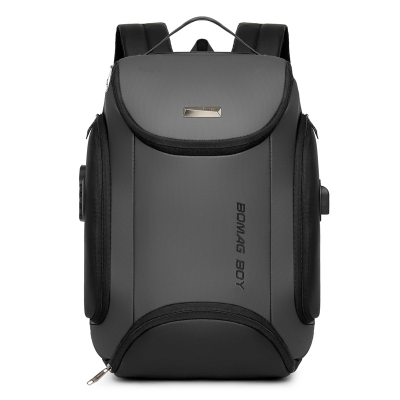Cross-border new double shoulder bag business backpack Oxford fabric fashionable large capacity laptop bag casual stylish travel bag