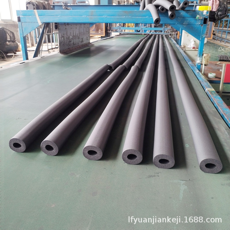 48*20mm橡塑管保温隔热 DN40橡塑管b1级阻燃风筒保冷吸音隔音