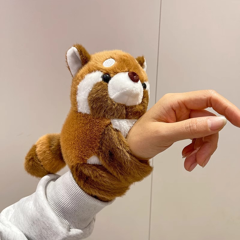 Muñeca de peluche de carpincho (Kapibara) - Pulsera de muñeca con títere de mano - Juguete de peluche suave