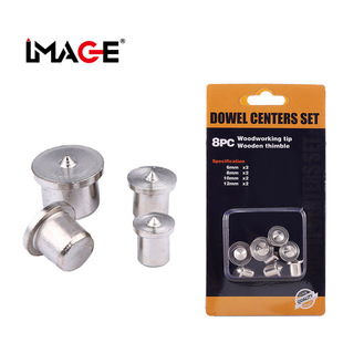 4Pc Panel Furniture Positioning Woodworking Round Wood Tenon Top Tip Round Wood Pin DIY Locator Wooden Pin Center Punch