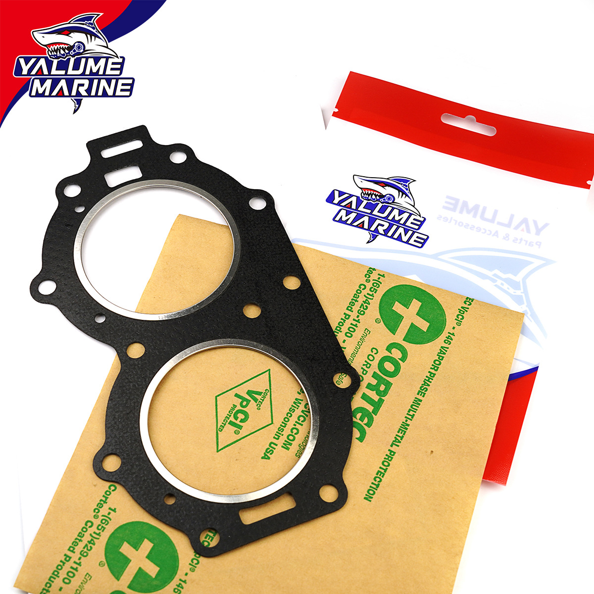 适配雅马哈2冲程25/30马力船外机气缸盖密封垫片61N-11181-00